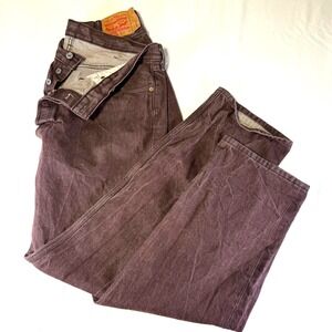 Levi's 501 XX Jeans Brown Denim Button Fly Men's Size 40X34
